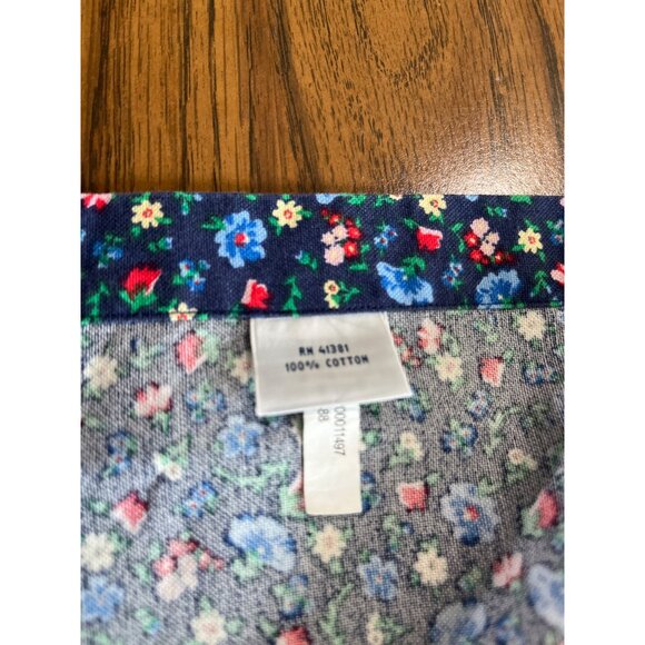 Ralph Lauren blue button front collared floral shirt size XL - Picture 3 of 4